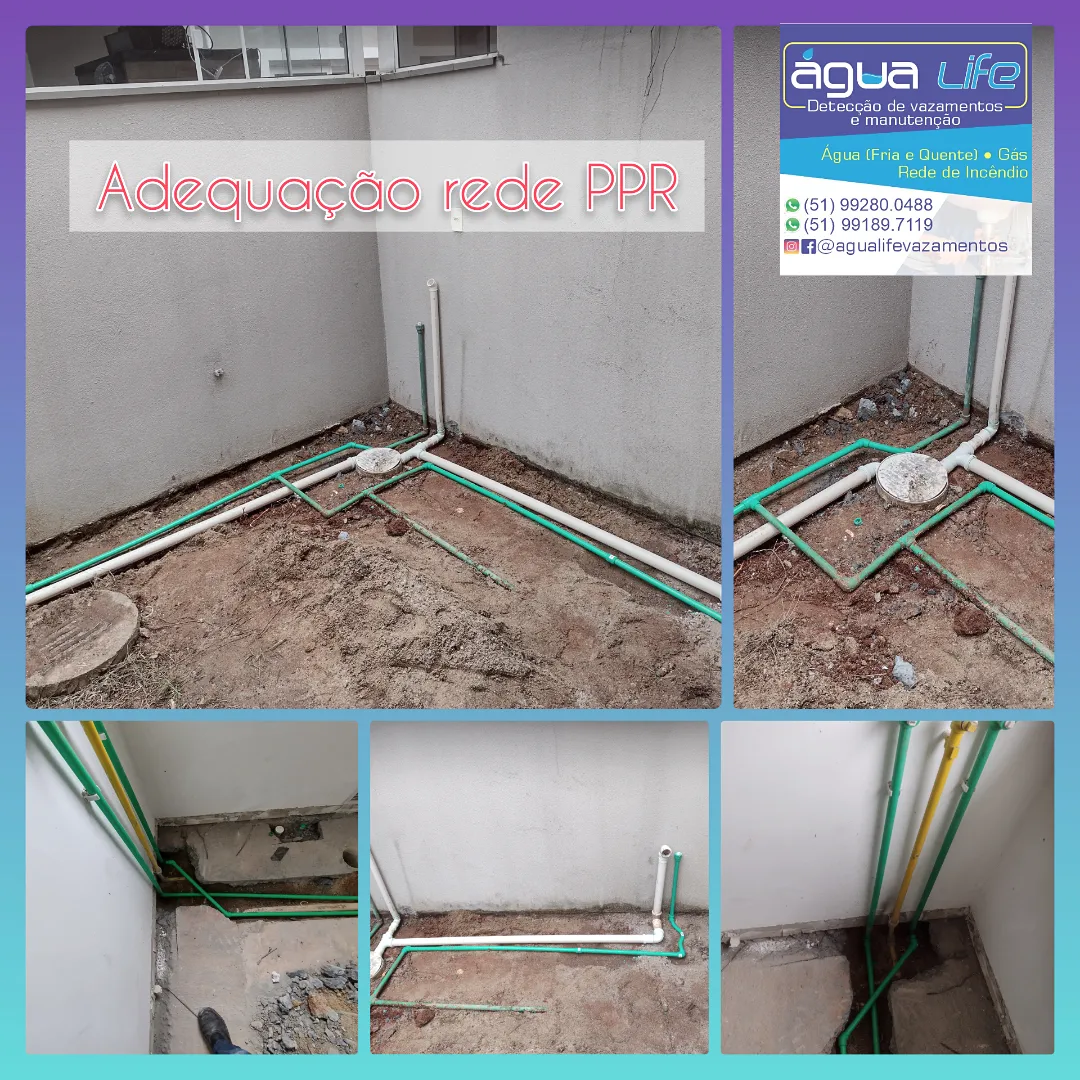 Vazamento de gás identificado com equipamento