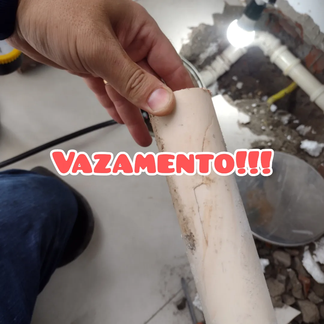 Teste de pressão em rede hidráulica